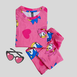 Heart Sonic Kids Coords (Unisex) - Half Sleeve T-Shirt and Full Pant