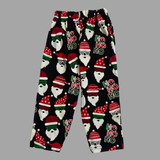 Ho ho Cool Santa Print Half Sleeve Kids Coords (Unisex)