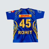 Jersey Half Sleeve T-Shirt Printed Back (Rohit 45) Unisex