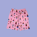 Ice Popsicles Kids Shorts Coord Set (Unisex) - Shorts with Single Side Packet