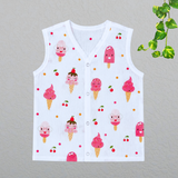 Muslin Button Jabla - Icecream