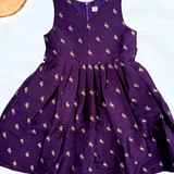 Ilamayil Banaras Brocade Silk Sleeveless Frock