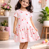 Jolly Santa - Aline Casual Cotton Frock