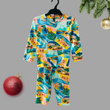 Joy Palm Springs Kids Coord Set (Unisex) - Full Sleeve T-Shirt and Full Pant