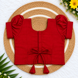 Kanmani Lehanga Set - Red Zari Weaving Banaras Skirt with paired Aari work Top