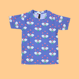 Lavender Heart Kids Shorts Coord Set (Unisex) - Shorts with Single Side Packet