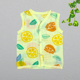 Muslin Button Jabla - Lime