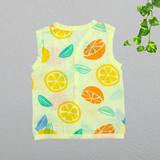 Muslin Button Jabla - Lime