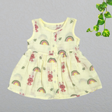 Muslin Button Frock - Little Rainbow