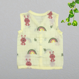Muslin Button Jabla - Little Rainbow