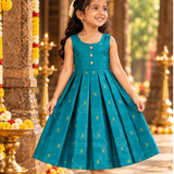 Mayuri Cotton Silk Frock - Sumathi