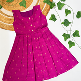 Mayuri Raw Silk Frock - Rani (Preorder - Dispatch from 9-9-26)