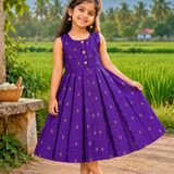 Mayuri Raw Silk Frock - Veni (Preorder - Dispatch from 9-9-26)