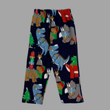 Merry Dino Print Half Sleeve Kids Coords (Unisex)