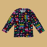 Merry Vibes Kids Coord Set (Unisex) - Full Sleeve T-Shirt and Full Pant