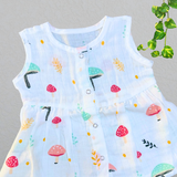 Muslin Button Frock - Mushroom