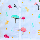 Muslin Button Jabla - Mushroom