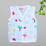 Muslin Button Jabla - Mushroom