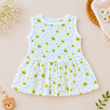 Muslin Back Button Frock - Little Sun