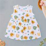 Muslin Button Frock - Baby Deer