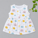 Muslin Button Frock - Cloudy (Preorder - Dispatch from 4-9-26)