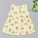 Muslin Button Frock - Little Rainbow