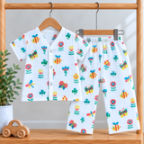 Muslin Half Sleeve Pant Coords - Dragonfly