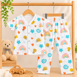 Muslin Half Sleeve Pant Coords - Shapes