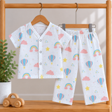 Muslin Half Sleeve Pant Coords - Parachute
