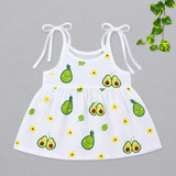 Muslin Knot Frock - Avocado