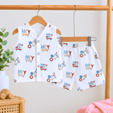 Muslin Shorts Coords - Hey Print (Preorder - Dispatch from 21-9-26)