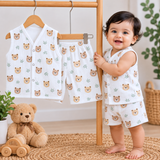 Muslin Shorts Coords - Teddy