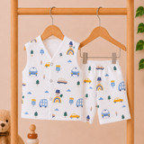 Muslin Shorts Coords - Car (Preorder - Dispatch from 20-8-26)