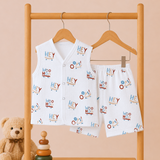 Muslin Shorts Coords - Hey Print (Preorder - Dispatch from 21-7-26)