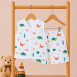 Muslin Shorts Coords - Sea World (Preorder - Dispatch from 21-7-26)