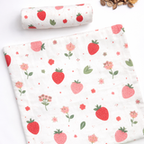 Muslin Swaddle – Strawberry (Dispatch from 4-3-26)