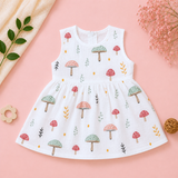 Muslin Zip Frock - Mushroom (Preorder - Dispatch from 31-7-26)