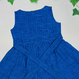 Neela Chandrika HandLoom Cotton Frock | Sleeveless Frock with Soft Lining