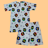 Ninjaco Kids Shorts Coord Set (Unisex) - Shorts with Single Side Packet
