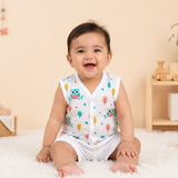 Muslin Button Jabla - Owl