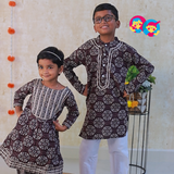 Plum Blossom Boys Ethnic Kurta Pyjama Set