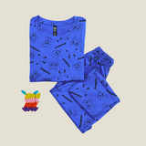 Pokemon Print Kids Coords (Unisex) - Half Sleeve T-Shirt and Full Pant