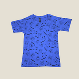 Pokemon Print Kids Coords (Unisex) - Half Sleeve T-Shirt and Full Pant