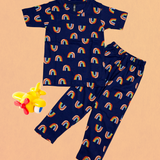 Rainbow Kids Coords (Unisex) - Half Sleeve T-Shirt and Full Pant