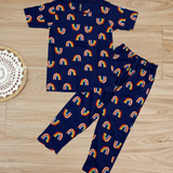 Rainbow Kids Coords (Unisex) - Half Sleeve T-Shirt and Full Pant