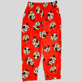 Red Mickey Kids Night Suit - Half Sleeve Shirt and Full Pant