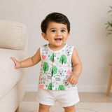 Muslin Button Jabla - Mini Sheep