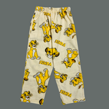 Simba Print Half Sleeve Kids Coords (Unisex)