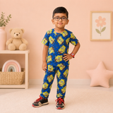 Sponge Bob Kids Coords Set (Unisex) - Half Sleeve T-Shirt and Pant