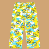 Sponge Bob Print Kids Coords (Unisex) - Half Sleeve T-Shirt and Full Pant